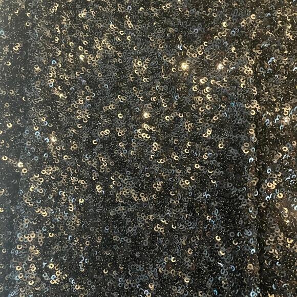 Express Black Sequin Flare Pants MEDIUM - Picture 6 of 7